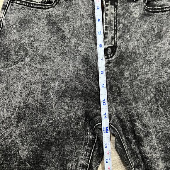 Bamboo Acid Wash High Rise‎ Skinny Jeans Black Wash Denim Pants Size 9/10 - Picture 8 of 8